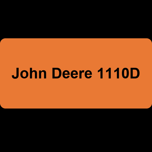 John Deere 1110D